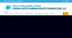 Desktop Screenshot of calafundacionlatina.org